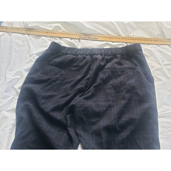 Scotch & Soda Amsterdam Plaid Woven Blake Blue Black Dress Pants Men’s 32 x 32 - Picture 13 of 16